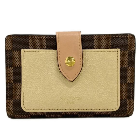 Louis Vuitton Handbags - LOUIS VUITTON Portefeuille Juliet Creme Damier - RFID : confirmed 580-030625